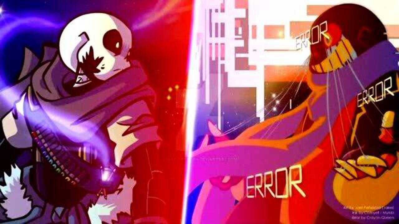 傳說之下戰力對比:errorssans對陣inksans