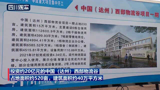 总投资718.5亿元 达州77个重大项目集中开工