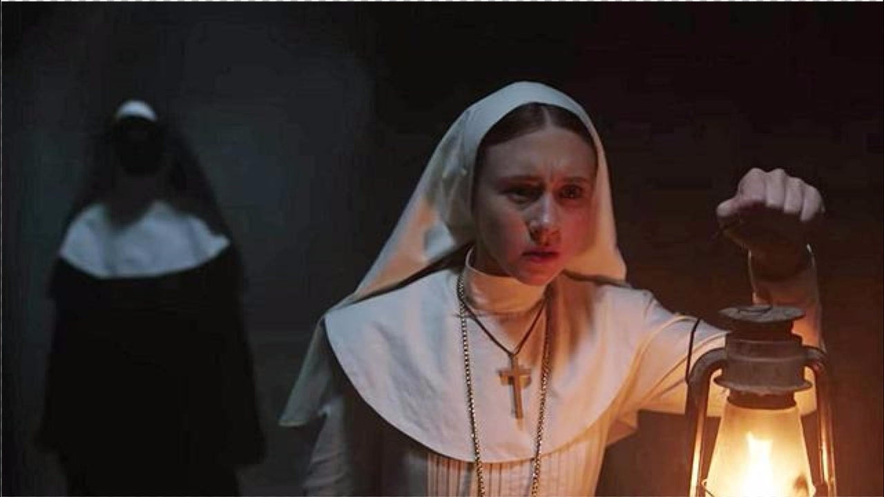 美国最新惊悚电影修女鬼修女现身简直吓坏了