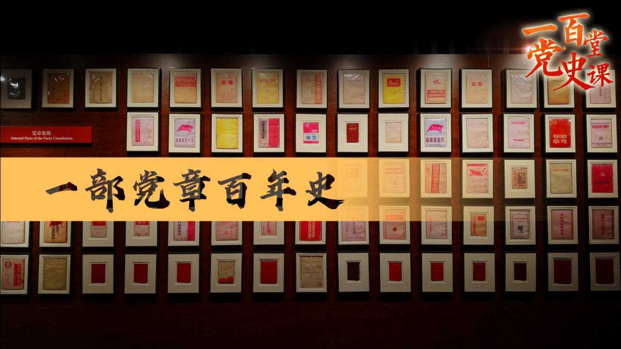 一百堂党史课丨一部党章百年史_高清