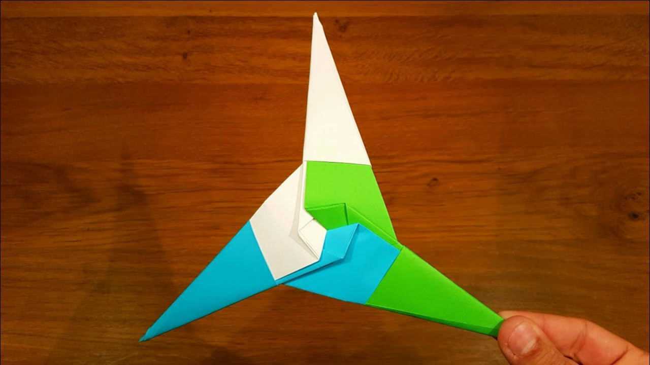 折纸三角飞镖图片