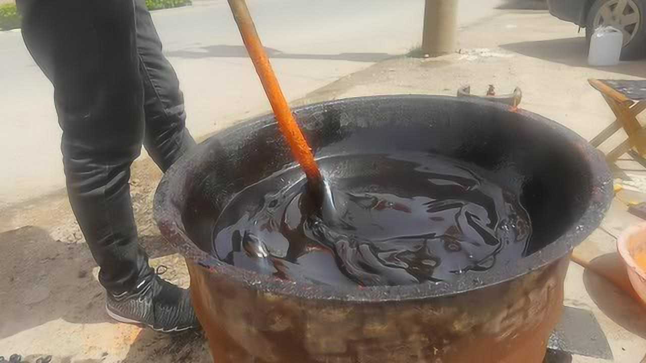 诸城中医颈肩腰腿痛黑膏药蒙阴同行亲手实践制作过程