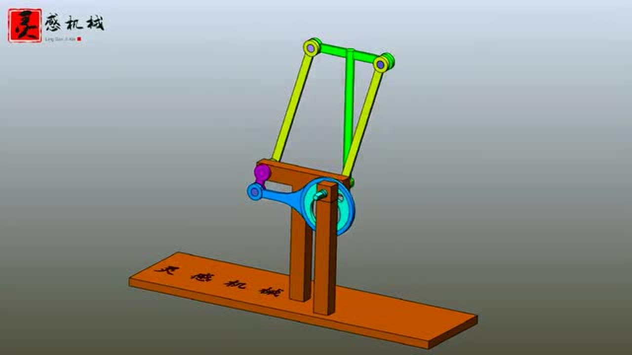 偏心轴以及连杆建立的平行四边形机制,构成的拾取和放置机构!