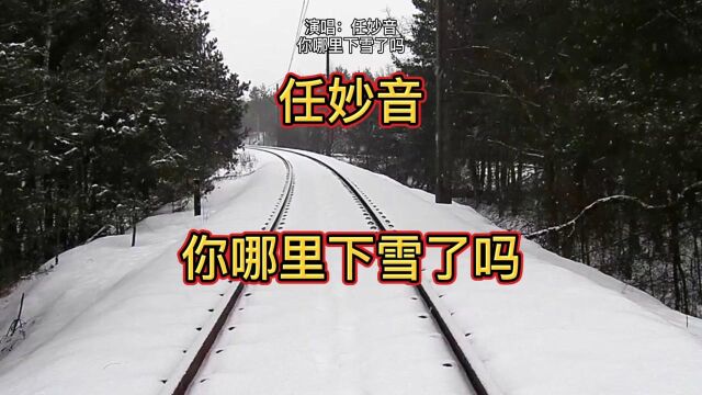 金典老歌,《你哪里下雪了吗》有如天籁之音的任妙音演唱