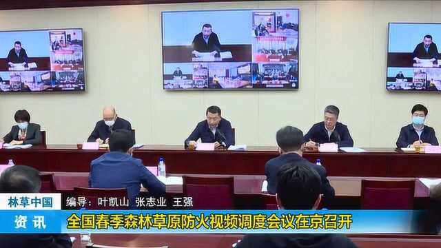 国家林草局对春季森林草原防火工作再部署