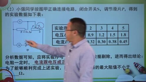 2020年武汉中考物理第18题：探究电流与电压的关系