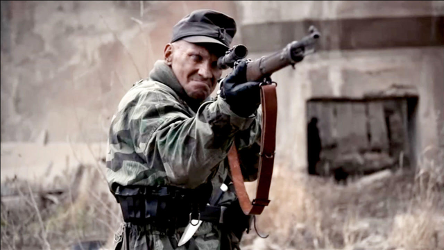 德军独眼龙狙击手,堵住苏联狙击手,仇人相见分外眼红