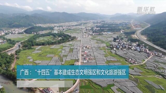 广西:“十四五”基本建成生态文明强区和文化旅游强区