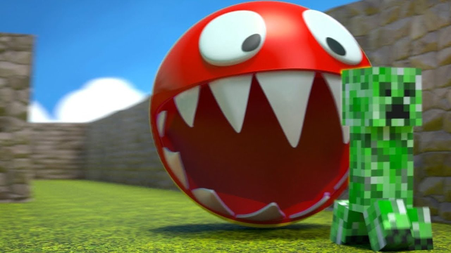 吃豆人动画:吃豆人吃了苦力怕,结果如何?