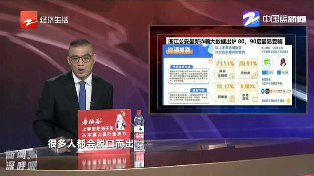 浙江:最新诈骗大数据出炉,80、90后最易受骗