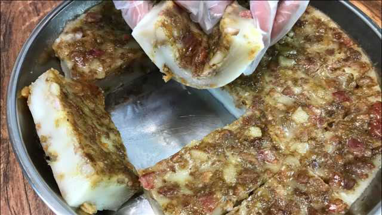 侨乡美食 台山咸糍做法及配方 口感糯中带点韧性 好吃又不腻