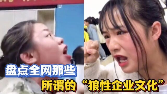 盘点全网那些所谓的“狼性企业文化”,这场面如同打了鸡血一样!