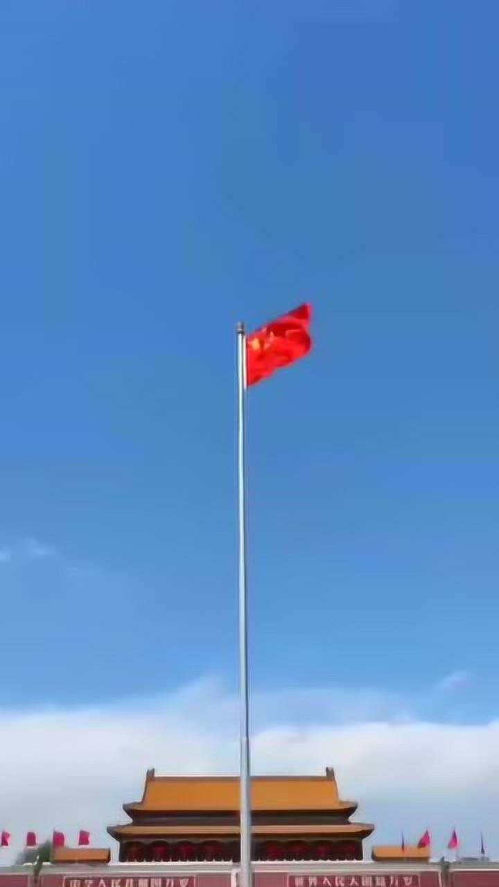 神圣不可冒犯的庄严#每当在海外还能看到我们中国国旗迎风飘扬的时候