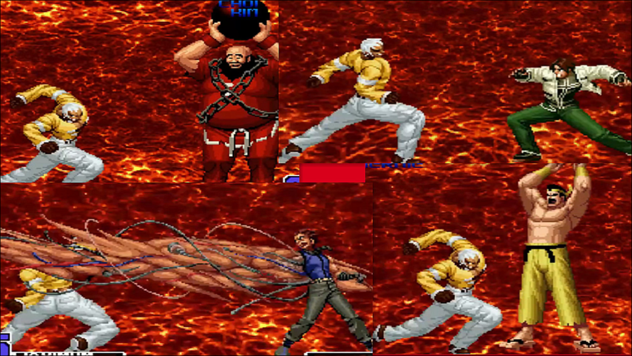 拳皇10周年:真七枷社"岩浆拳",一拳一个人,有谁能治他吗?_腾讯视频