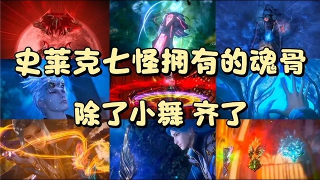 斗罗大陆史莱克七怪拥有的魂骨我沐白也是有魂骨的白虎了