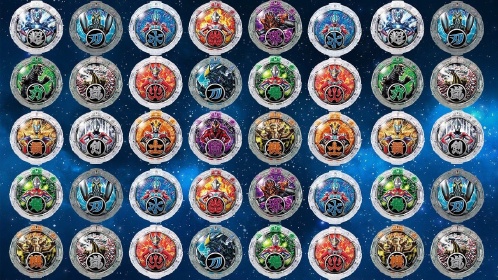 奥特曼水晶玩具合集,盖亚奥特曼梦比优斯奥特曼维克特利奥特曼