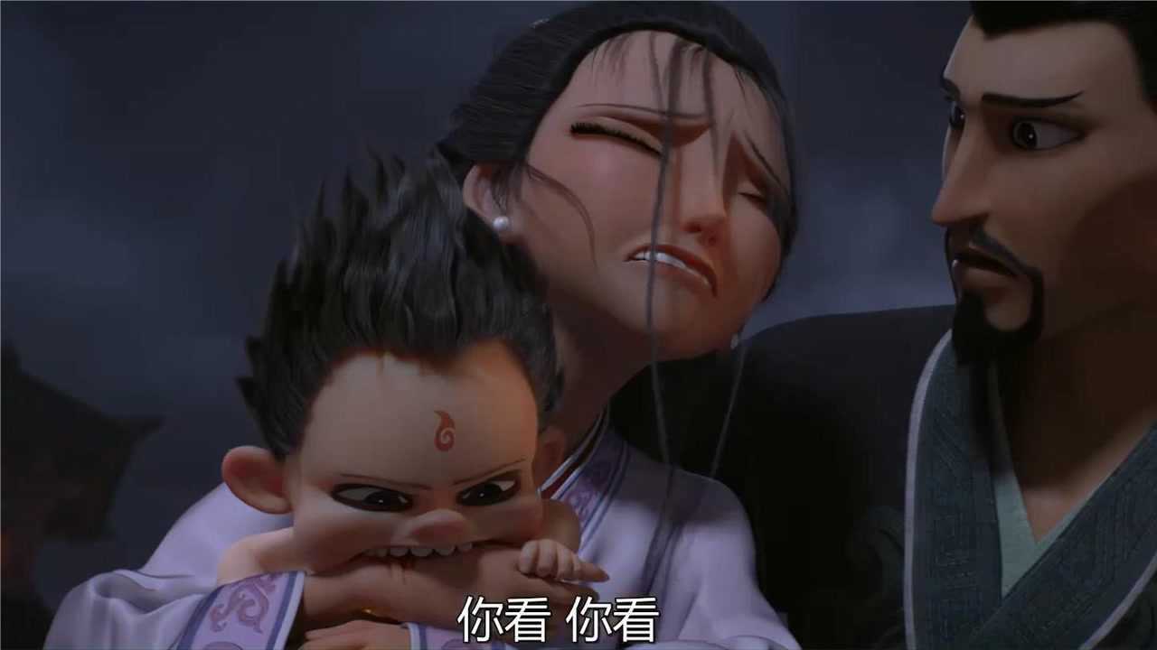 魔童降世:太乙想灭掉成魔的哪吒,哪料母亲以命相护,真是感人_高清1080P在线观看平台_腾讯视频