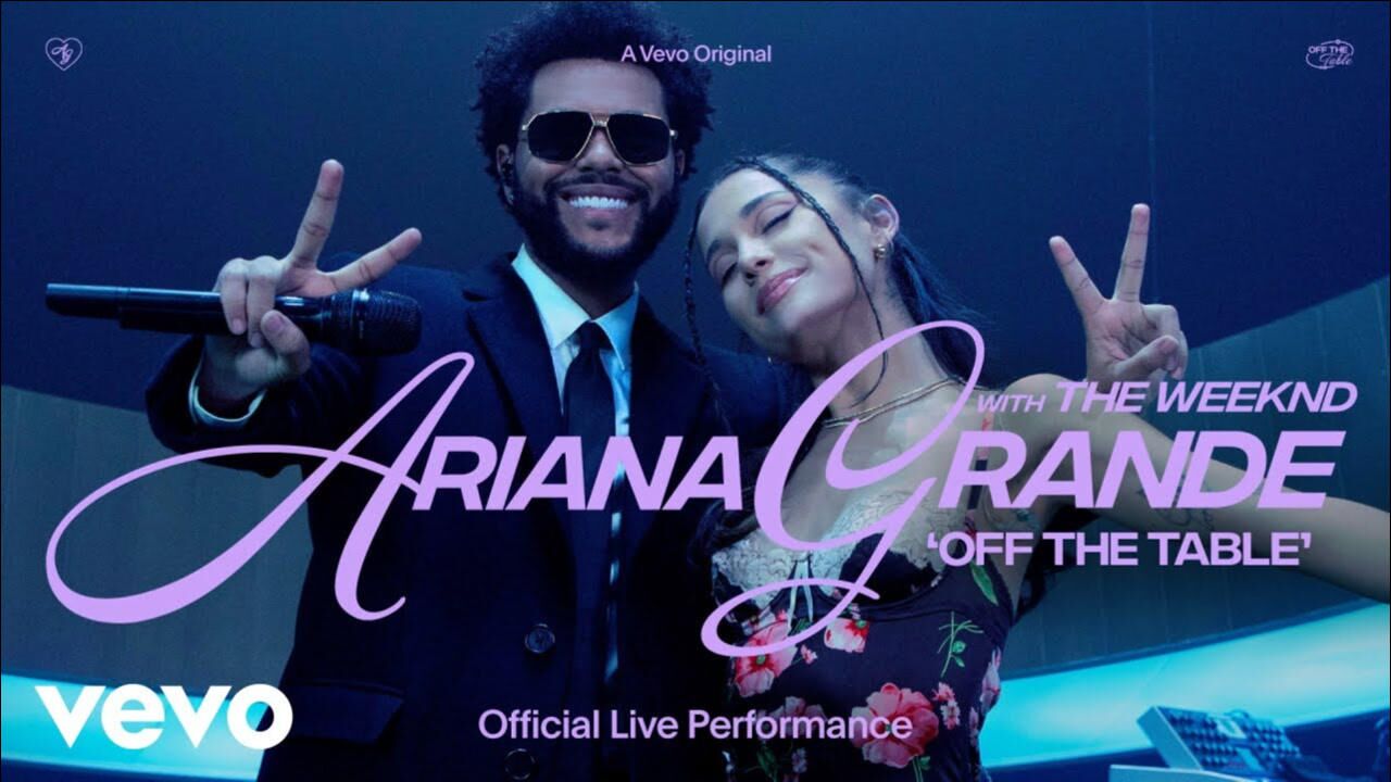 a妹ariana grande和盆栽the weeknd联手了!