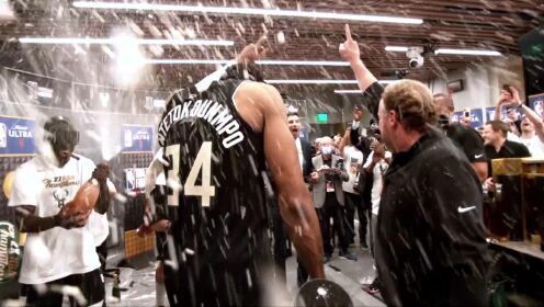 #NBA场边席# 长达半个世纪的等待终于结束，扬尼斯以惊为天人的表现带领密尔沃基雄鹿队重回篮球荣誉的巅峰。