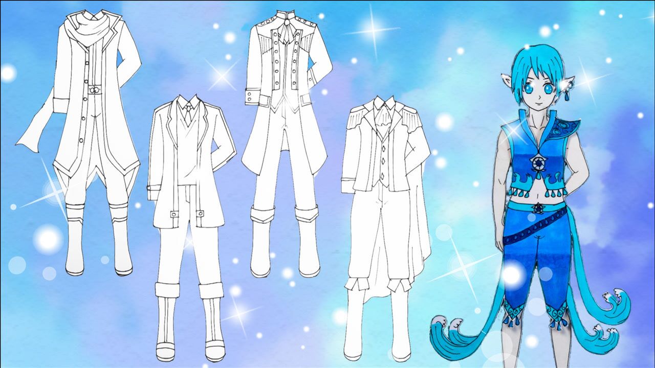 手工纸娃娃玩具:给叶罗丽精灵梦水王子制作4套好看礼服_高清1080p在线