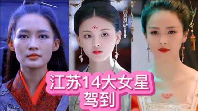 江苏14大女星,苏杭出美女,刘嘉玲、李沁上榜,韩雪只能排第二