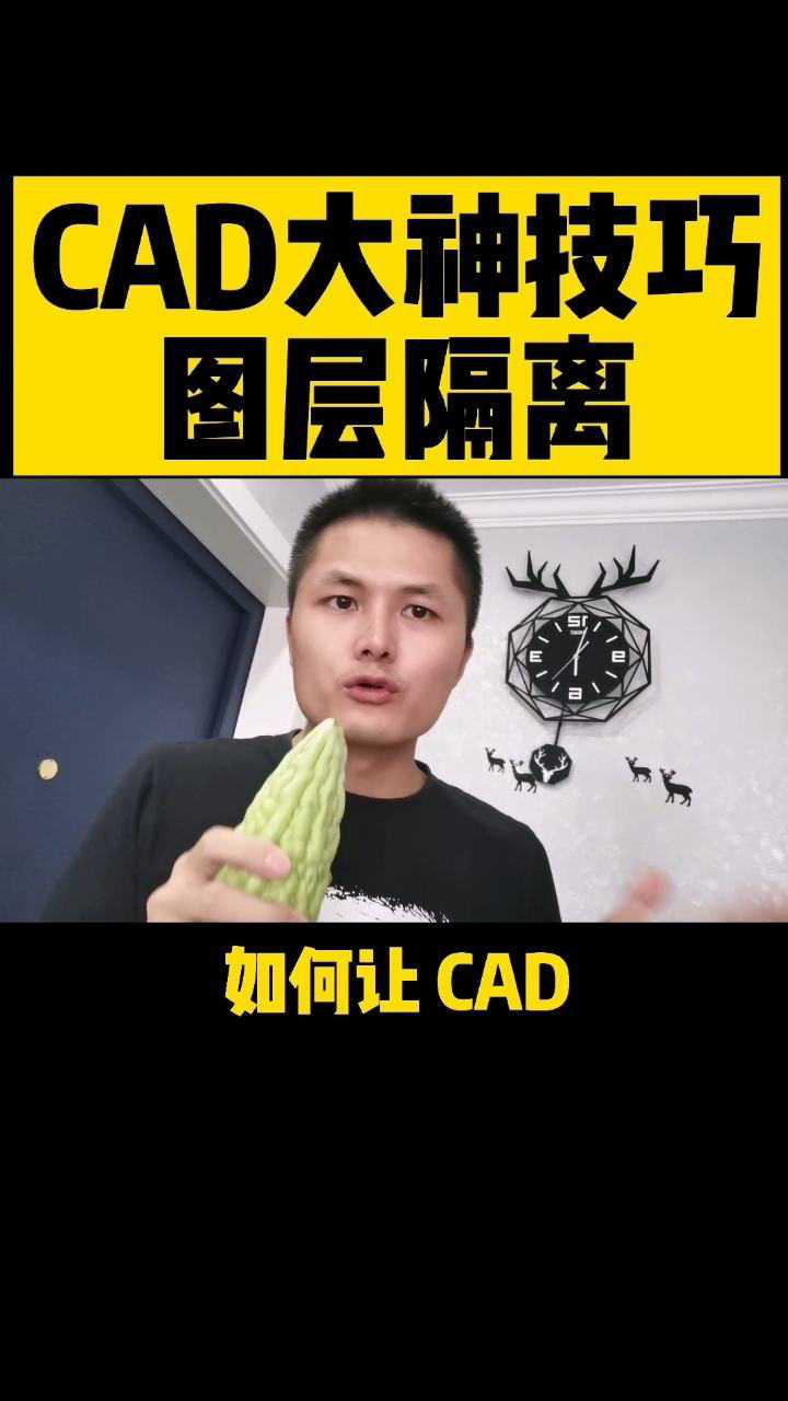 如何让CAD只显示需要的图层，其它图层全部关闭？_高清