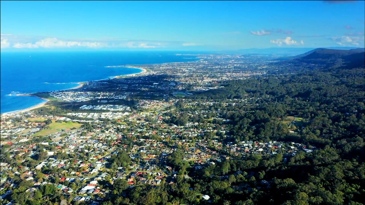 航拍卧龙岗,澳大利亚第九大城市,看着像是一个小城镇!