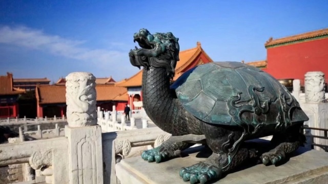 龙生九子老六赑屃又名霸下点穴之时天空出现赑屃元神异象