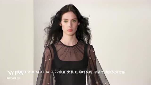 Bibhu Mohapatra 2022春夏 女装 纽约时装周 时装秀 服装流行款