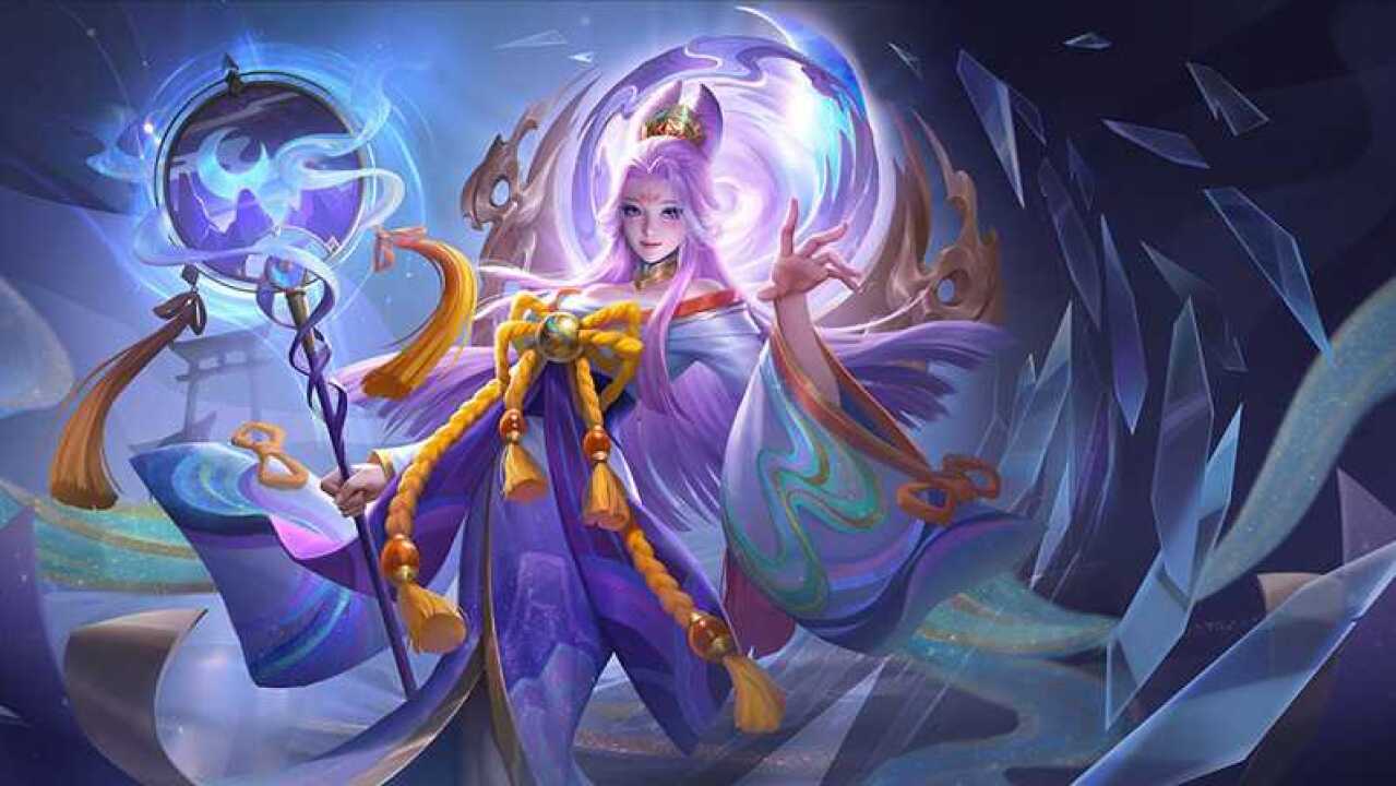 英魂之刃口袋版新皮肤瑶月仙祝