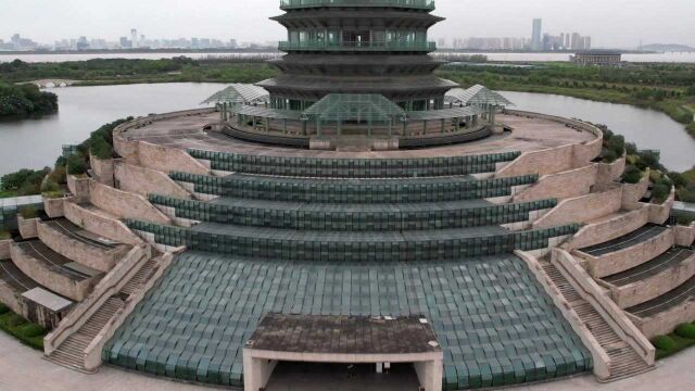 “漂在水上”的水晶宝塔:钱塘江畔的中国水利博物馆,塔馆合一