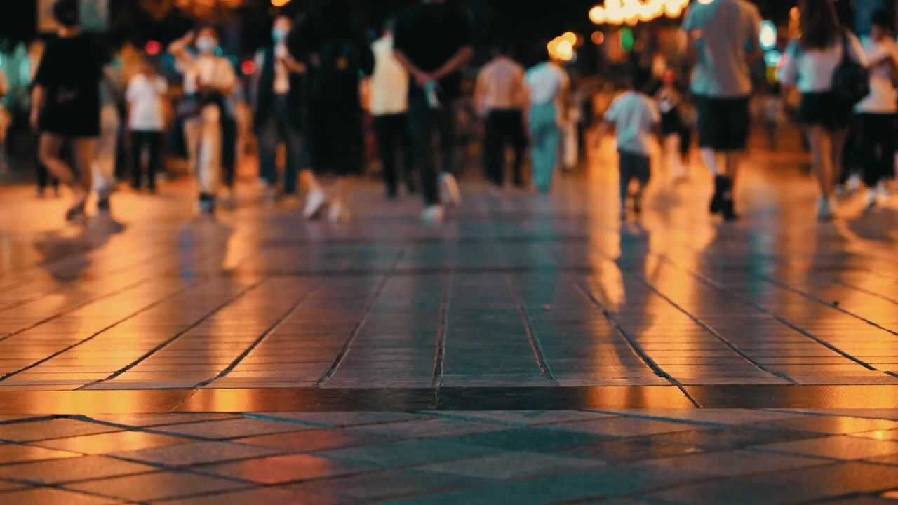 都市行人街景视频素材_腾讯视频