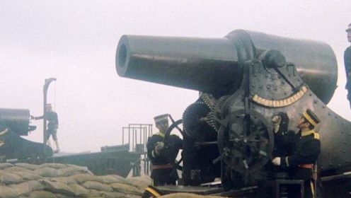 日俄战争真实影像，大炮巨舰，火力全开（一）