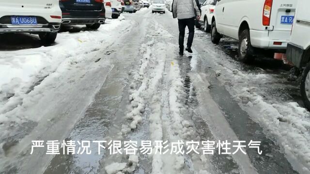 哈尔滨疫情下遇罕见冻雨现象,滴水成冰出行困难,咋办家里蹲吧