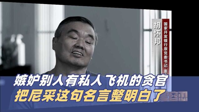 嫉妒别人有私人飞机的贪官,把尼采这句名言整明白了