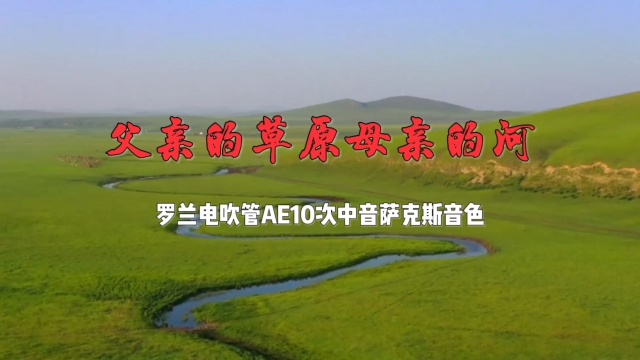 《父亲的草原母亲的河》罗兰电吹管ae10次中音萨克斯音色
