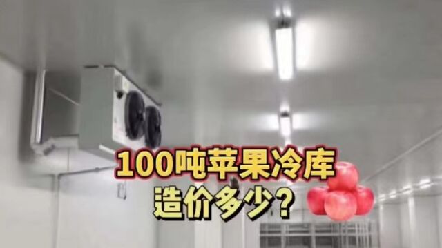 100吨苹果保鲜冷库安装价格表