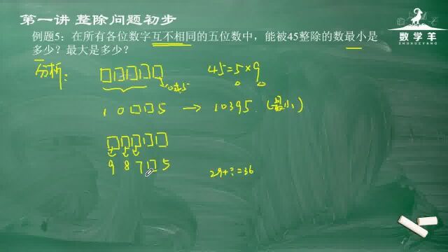 小学思维数学,第01整除问题初步例题五,整除问题初步