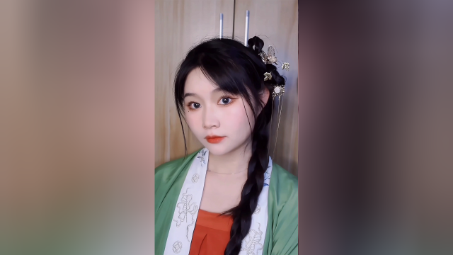 手残级宋制温婉无发包发型