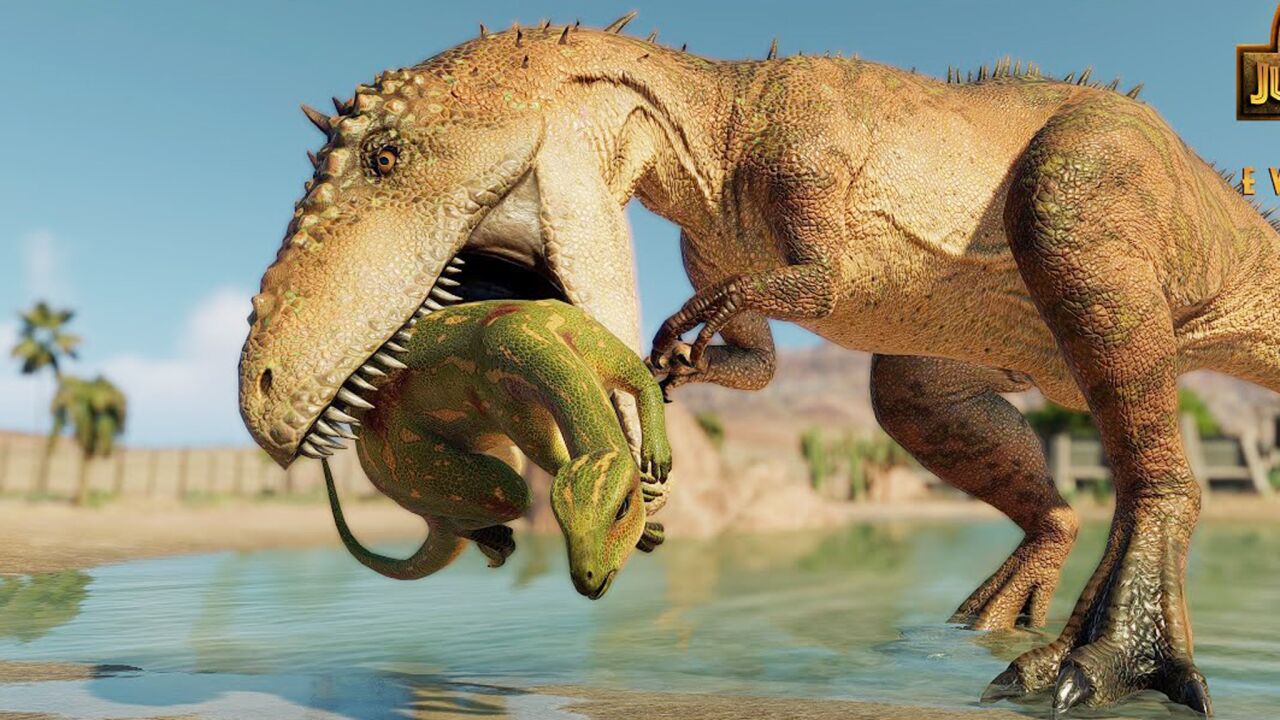 鲨齿龙,各种追猎食草恐龙 ~ 侏罗纪世界进化 2 代_高清1080p在线观看