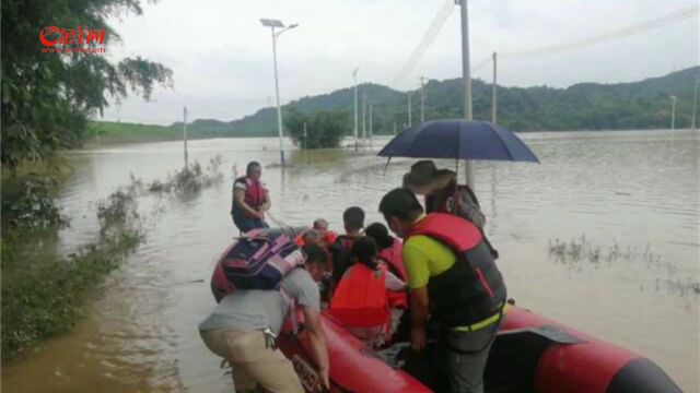 北江第2号洪水过境,清远市清城区紧急转移群众