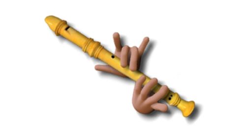 C调指法-英式高音八孔竖笛