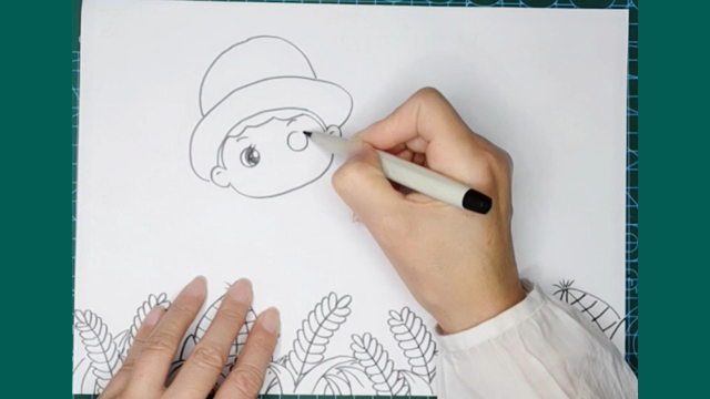 简笔画:珍惜粮食主题儿童画