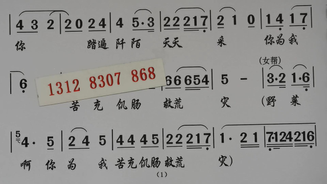 《洗马桥》(陈立君)潮剧唱段曲谱大全文歌词戏曲精品简谱选段经典