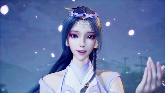 独步逍遥:诗静依好美啊,一双高跟鞋简直绝了,叶宇真的好幸福!