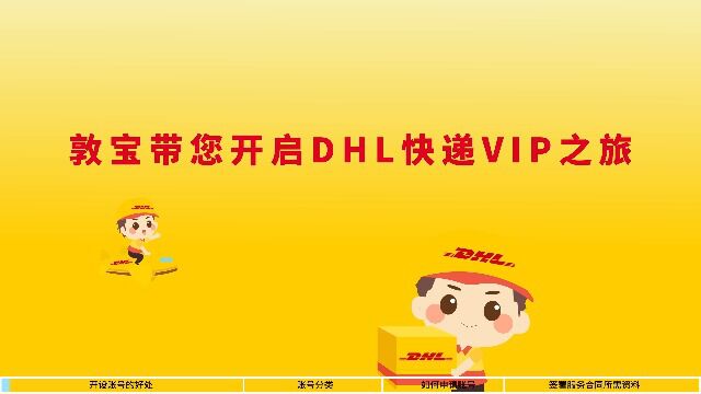 DHL快递VIP之旅