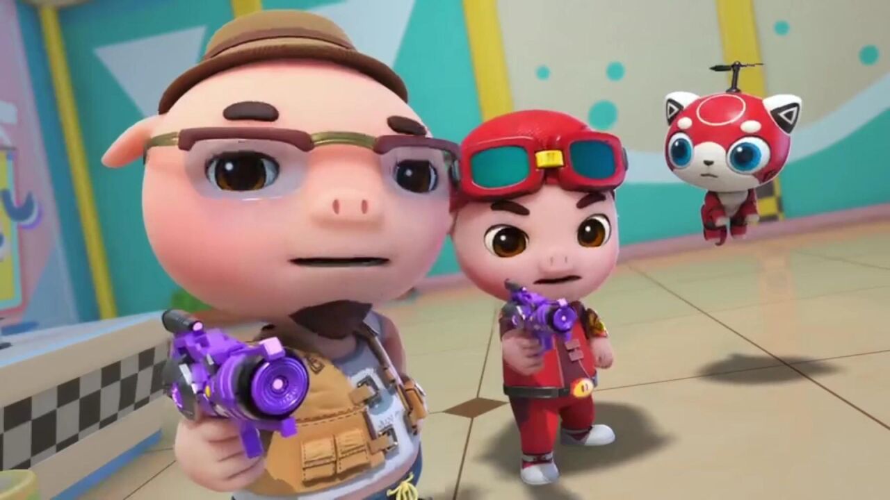 猪猪侠#迷糊博士发现了好多的星盗能量,他想要制造一个超级武器出来