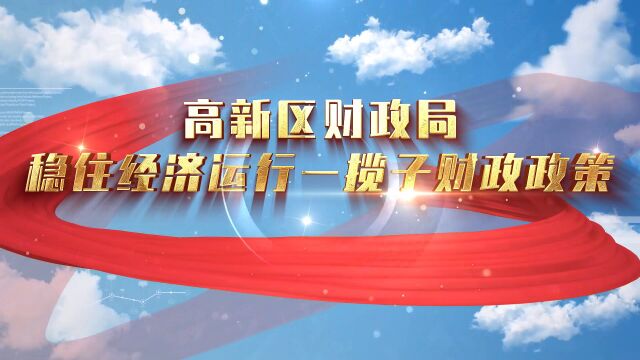 高新区财政局稳住经济运行一揽子财政政策