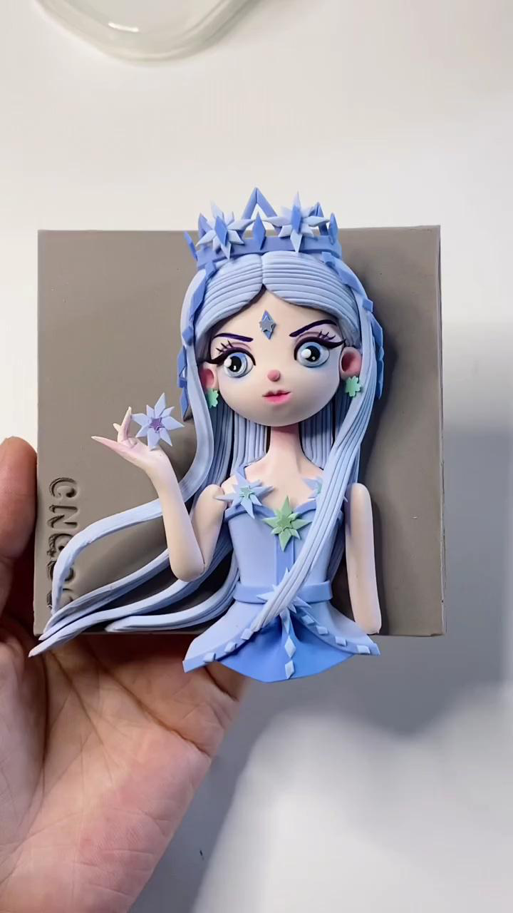 叶罗丽冰公主粘土教程_腾讯视频