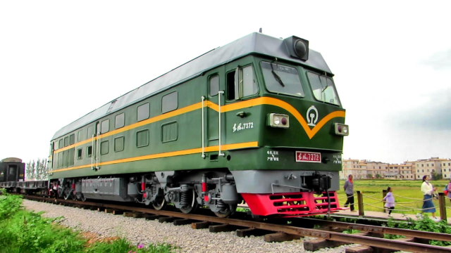 青藏线绿皮火车图片